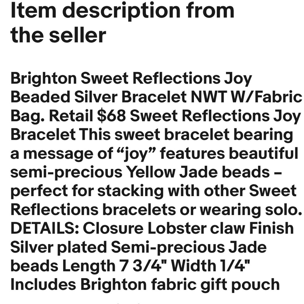 NEW Brighton Sweet reflections Summer 🏖️ bracelets Joy and Peace ☮️ - Picture 8 of 12